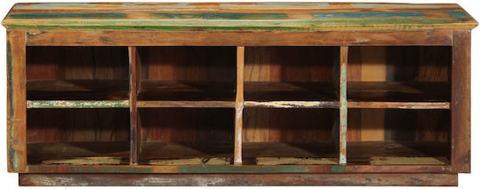 Schuhschrank aus Massivholz 110x35x40cm