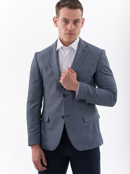 Men's Summer Suit Jacket Blue