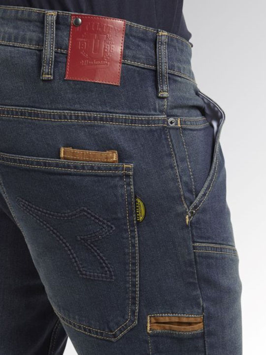 Utility Diadora Stone Plus Παντελόνι Εργασίας Μπλε Dirty Washing 170752