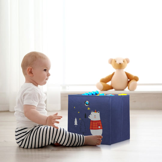 Relaxdays Plastic Cutie de Depozitare cu Capac Multicolor 30x30x30cm 4buc
