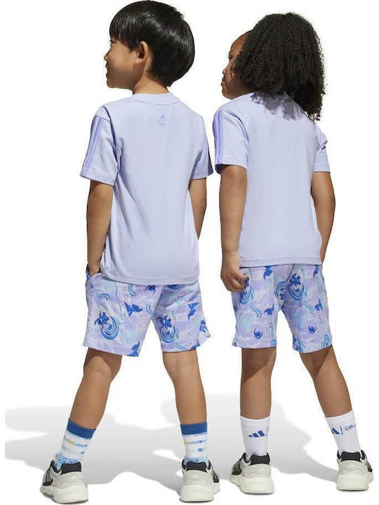 adidas Παιδικό Σετ με Σορτς Violet 2τμχ