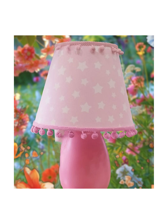 Oxygen Lampă decorativă pentru copii Roz 30x20x15εκ.