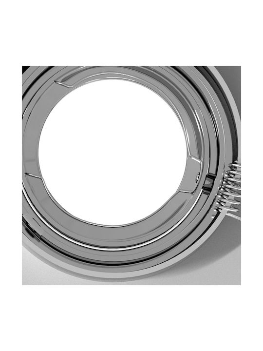 vidaXL Square Metallic Ceiling Spot with Built-in LED and Warm White Light Silver 9.1x9.1cm 6pcs
