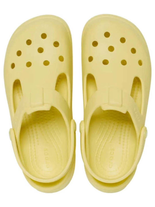Crocs Classic Children's Anatomical Beach Shoes Yellow 210615-78R