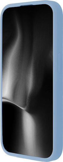 TectoShield Soft Touch Mag Case Rückseitencover aus Silikon / Stoff Blau für iPhone 15 Pro Max