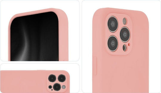 TectoShield Soft Touch Mag Case Rückseitencover Silikon / Stoff Rosa (iPhone 13)
