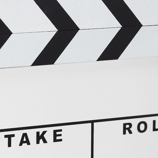 Clapperboard Relaxdays White