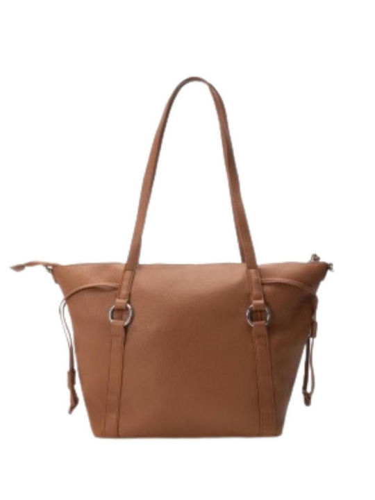 Leather Women's Bag Shoulder Tabac Brown