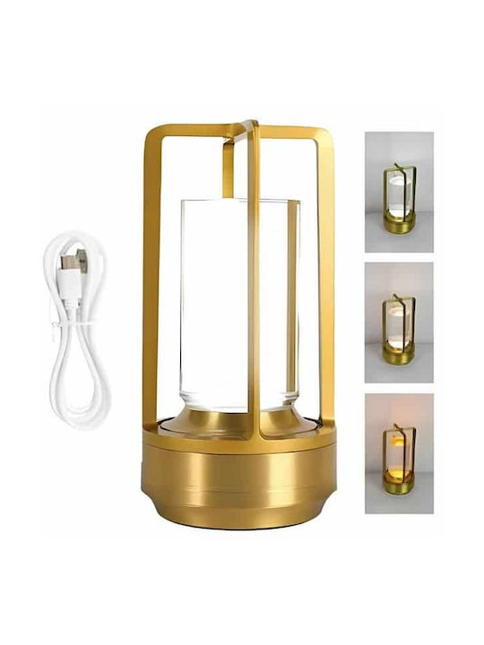 Dekorative Lampe Gold