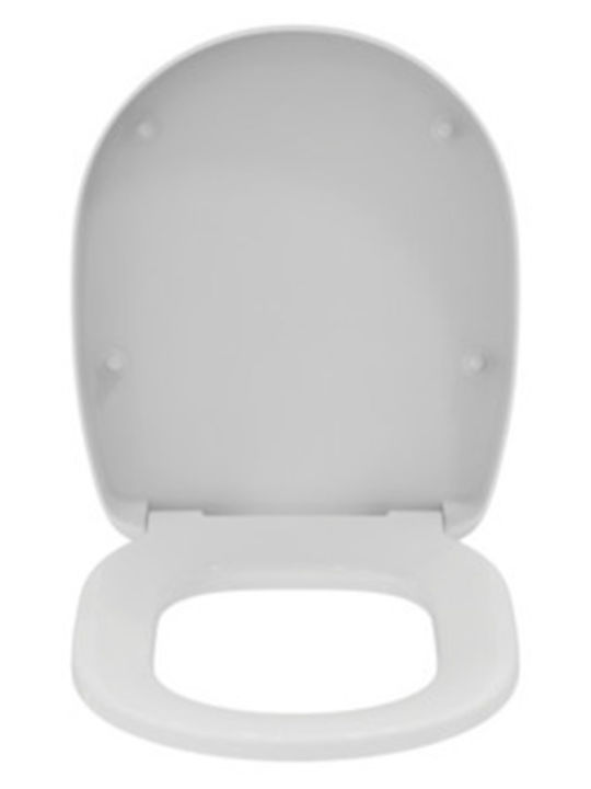 Floor-Mounted Toilet Bowl Without Cistern Lid Ideal Standard Connect E823101+e712701 White Glossy