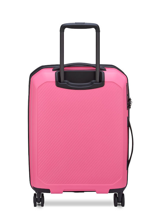 Delsey Anvers Cabin Hard Suitcase Light Pink with 4 Wheels Height 55cm