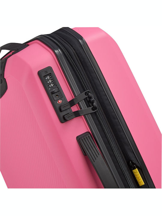 Delsey Anvers Cabin Hard Suitcase Light Pink with 4 Wheels Height 55cm