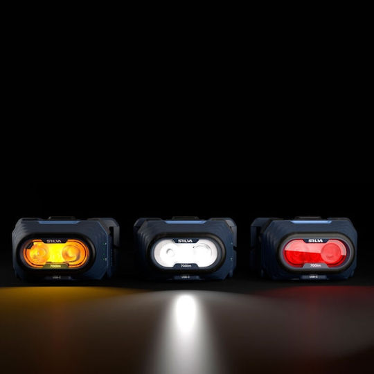 Silva Rechargeable Headlamp LED IP68 with Maximum Brightness 700lm Explore 5 Black