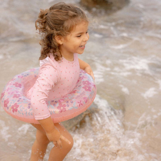 Little Dutch Kids' Swim Ring Pink Flowers