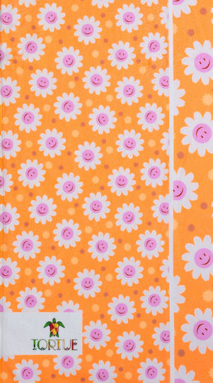 Beach Towel Design Daisies 70x140 Tortue S5-230-100 Printed