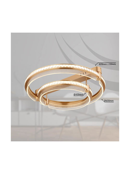 Globo Lighting Πλαφονιέρα Οροφής Διάφανη