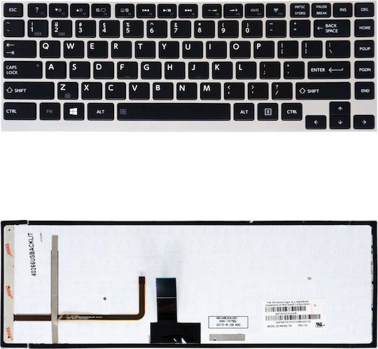 Laptop Keyboard Toshiba Satellite U800 U830 U840 U900 U920 U940 U945 U945w Portege Z830 Z835 Z930 Z935 US Backlit Code 40266usbacklit
