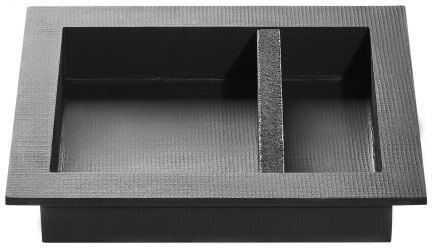 Vevor An der Wand montiert Badezimmerregal Kunststoff 40.6x50.8x10.2cm Schwarz