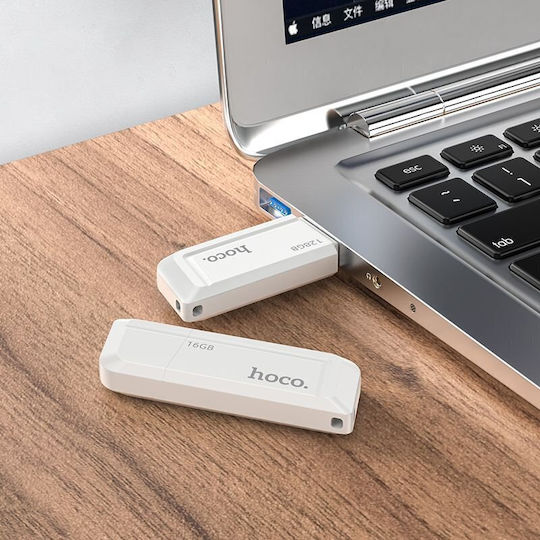 Hoco UD11 16GB USB 3.0 Stick Λευκό