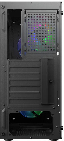 Cougar MX110 Mesh-G Gaming Midi Tower Κουτί Υπολογιστή με Πλαϊνό Παράθυρο και RGB Φωτισμό Μαύρο