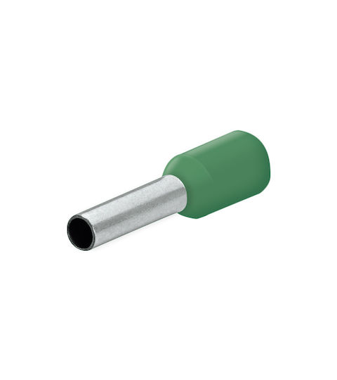 SAS Insulated Wire Ferrule Terminal 6mm² Green 100pcs AK-AK-078