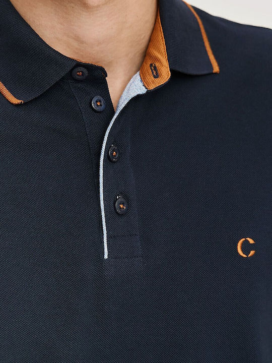 Polo Blouse Navy Blue