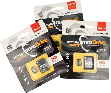 IMRO microSDXC 64GB U3 UHS-I με αντάπτορα