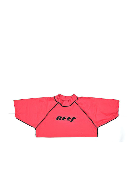 Reef Men Short Sleeve Sun Protection Shirt Red