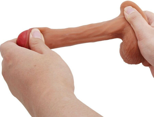 Pretty Love Warnell Glass Dildo With Suction Cup Flesh