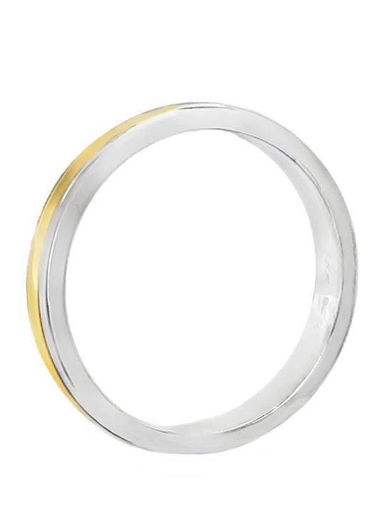 Xryseio Ring Ehering aus Weißgold 14K