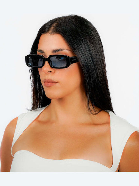 Red Raven Grace Men's Sunglasses with Blue Plastic Frame and Blue Lens 48435712852302