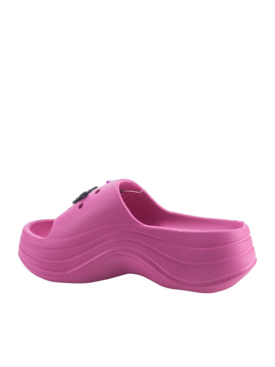 Frauen Flip Flops in Fuchsie Farbe