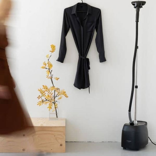 Steamery Stockholm Stratus Aparat de călcat cu abur pentru haine pardoseală 1850W cu rezervor 3.2lt Negru