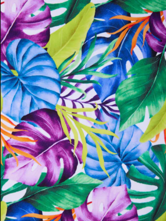 Bikinioberteile D Becher Blumen Blau