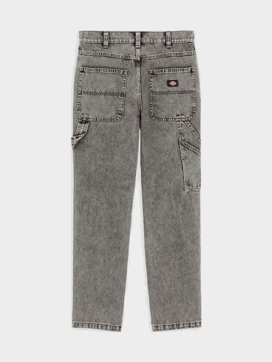 Garyville Ανδρικό Παντελόνι Τζιν με Regular Straight Εφαρμογή Grey