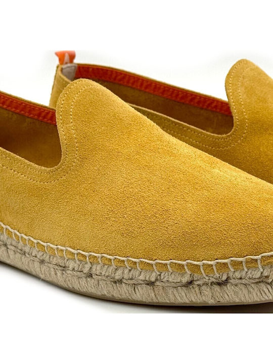 Men's Leather Moccasins Yellow