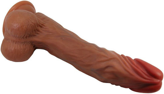Baile Realistisches Dildo mit Hoden und Saugnapf Fleisch 24cm