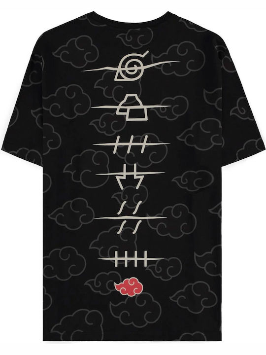 Naruto Shippuden Akatsuki All Over Men's Short Sleeved T-shirt Medium