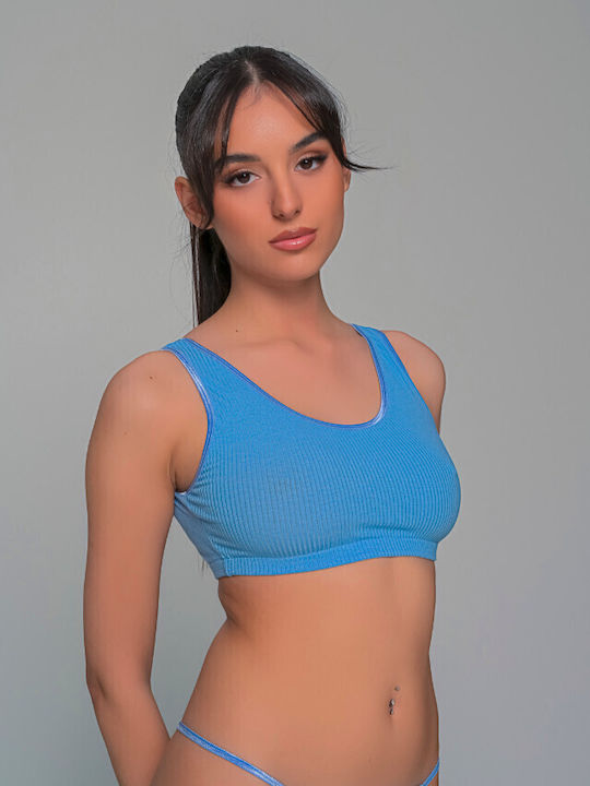 Milena by Paris Unterwäsche-Set für Damen mit Schlupf Indigo