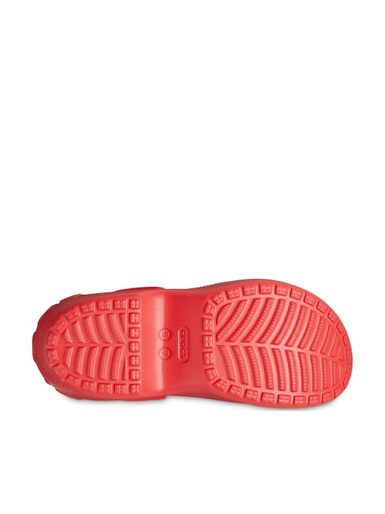 Crocs Bella Γυναικεία Σαμπό Κόκκινα