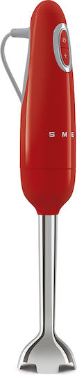 Smeg 50's Style Hand Blender With Inox Rod 700W Red