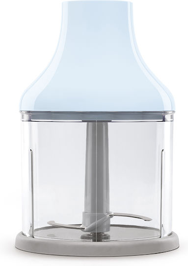 Smeg Blender De Mână Stil Anii 50 Cu Tijă Din Inox 700W Albastru