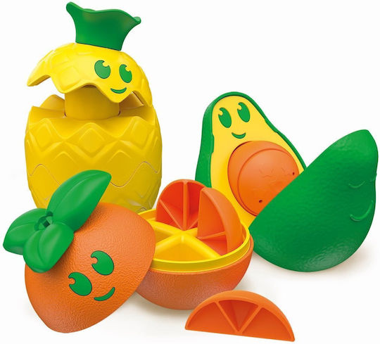 Clementoni Βρεφικό Παιχνίδι Fruit Set για 12+ Μηνών