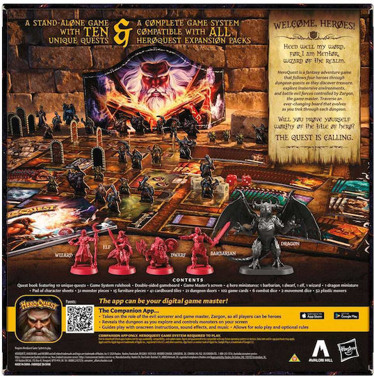 Board Game HeroQuest: First Light for 2-5 Players 14+ Years Old (EN) Hasbro