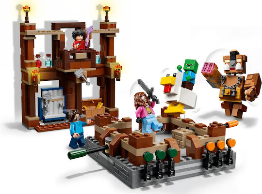 LEGO Minecraft Woodland Mansion Fighting Ring for Ages 10+ 491 Pieces