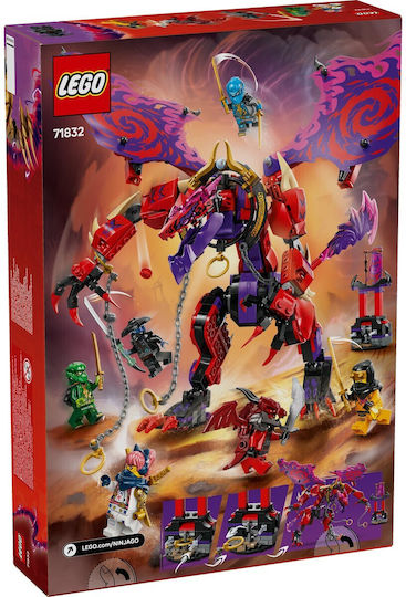 LEGO Ninjago Thunderfang Dragon Of Chaos Pentru 8+ Ani 668 Bucăți