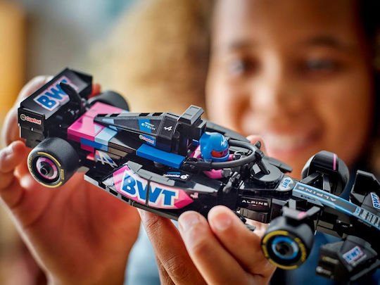 LEGO Speed Champions F1 BWT Alpine Racing Car pentru 10+ Ani 258 Bucăți