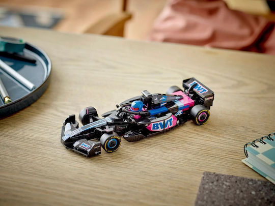 LEGO Speed Champions F1 BWT Alpine Racing Car pentru 10+ Ani 258 Bucăți