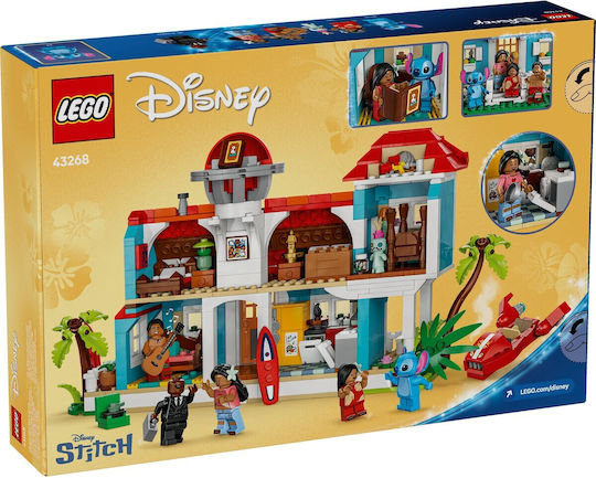 LEGO Disney Lilo and Stitch Beach House for 9+ Years 834 Pieces