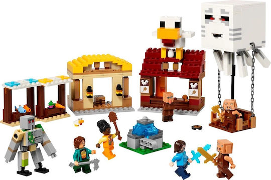 LEGO Minecraft The Ghast Balloon Village Attack για 10+ Ετών 555τμχ